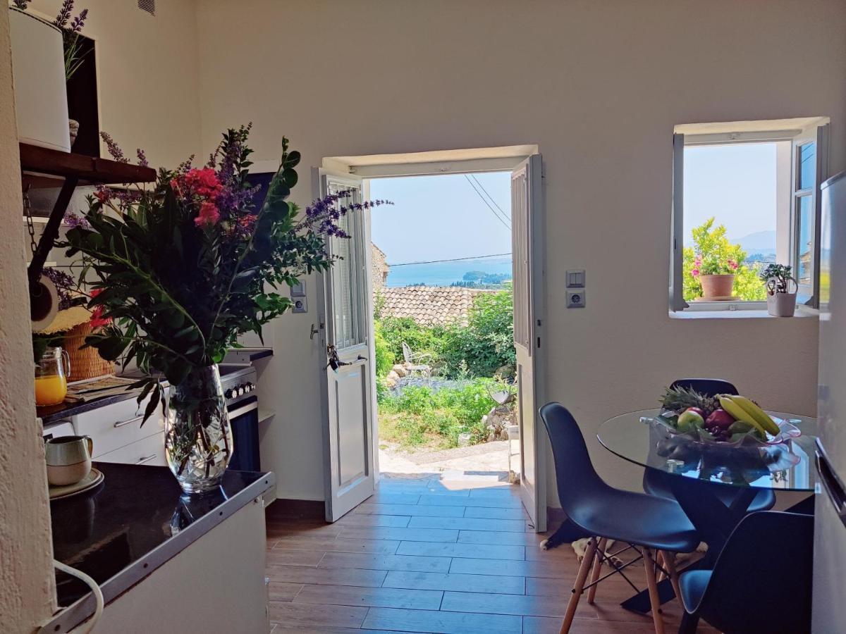Corfu Sea View House - Live In Corfu Like A Local! Daire Ágios Márkos Dış mekan fotoğraf