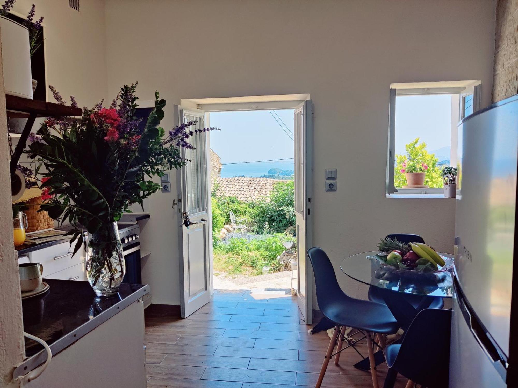 Corfu Sea View House - Live In Corfu Like A Local! Daire Ágios Márkos Dış mekan fotoğraf