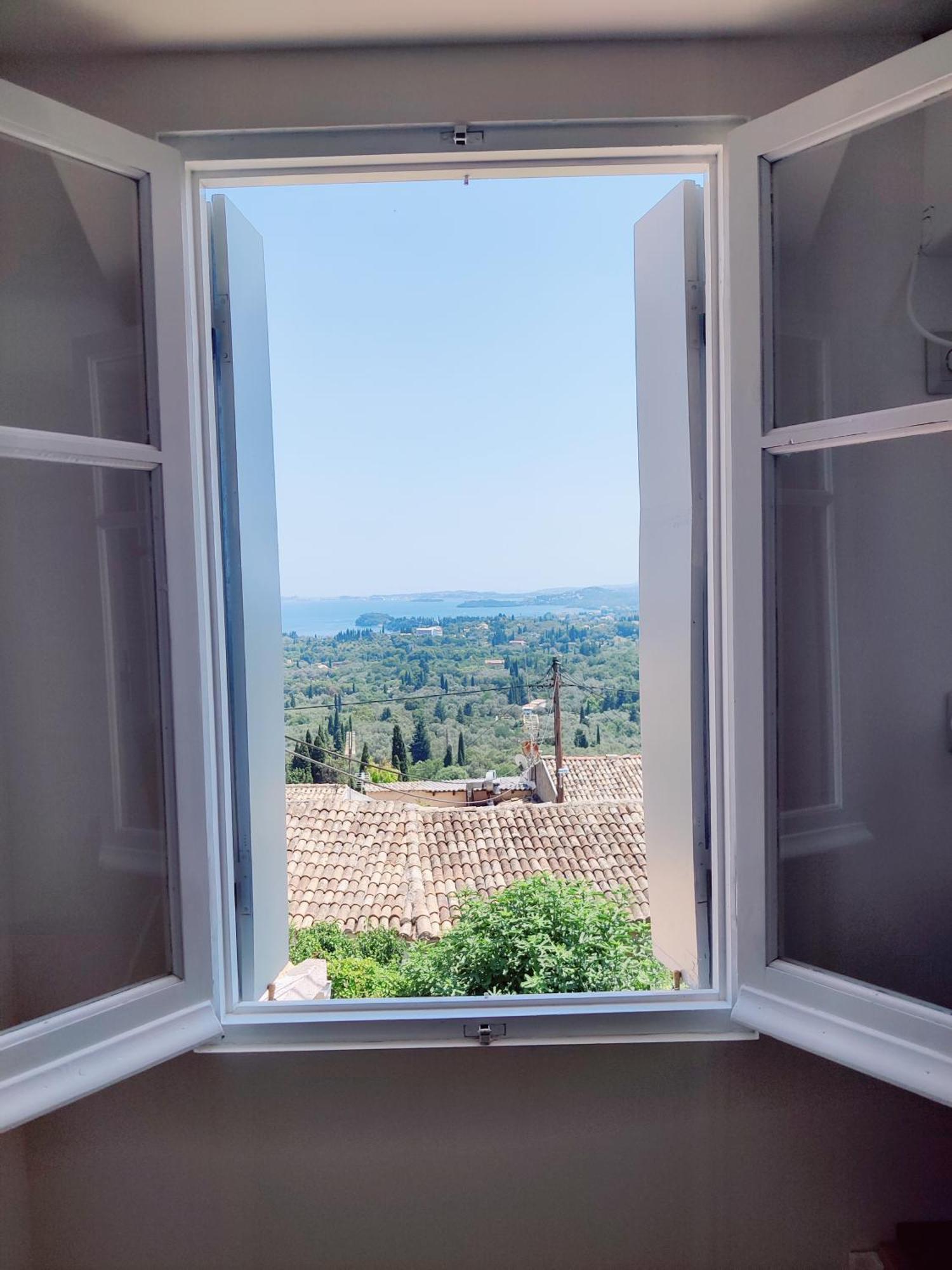 Corfu Sea View House - Live In Corfu Like A Local! Daire Ágios Márkos Dış mekan fotoğraf