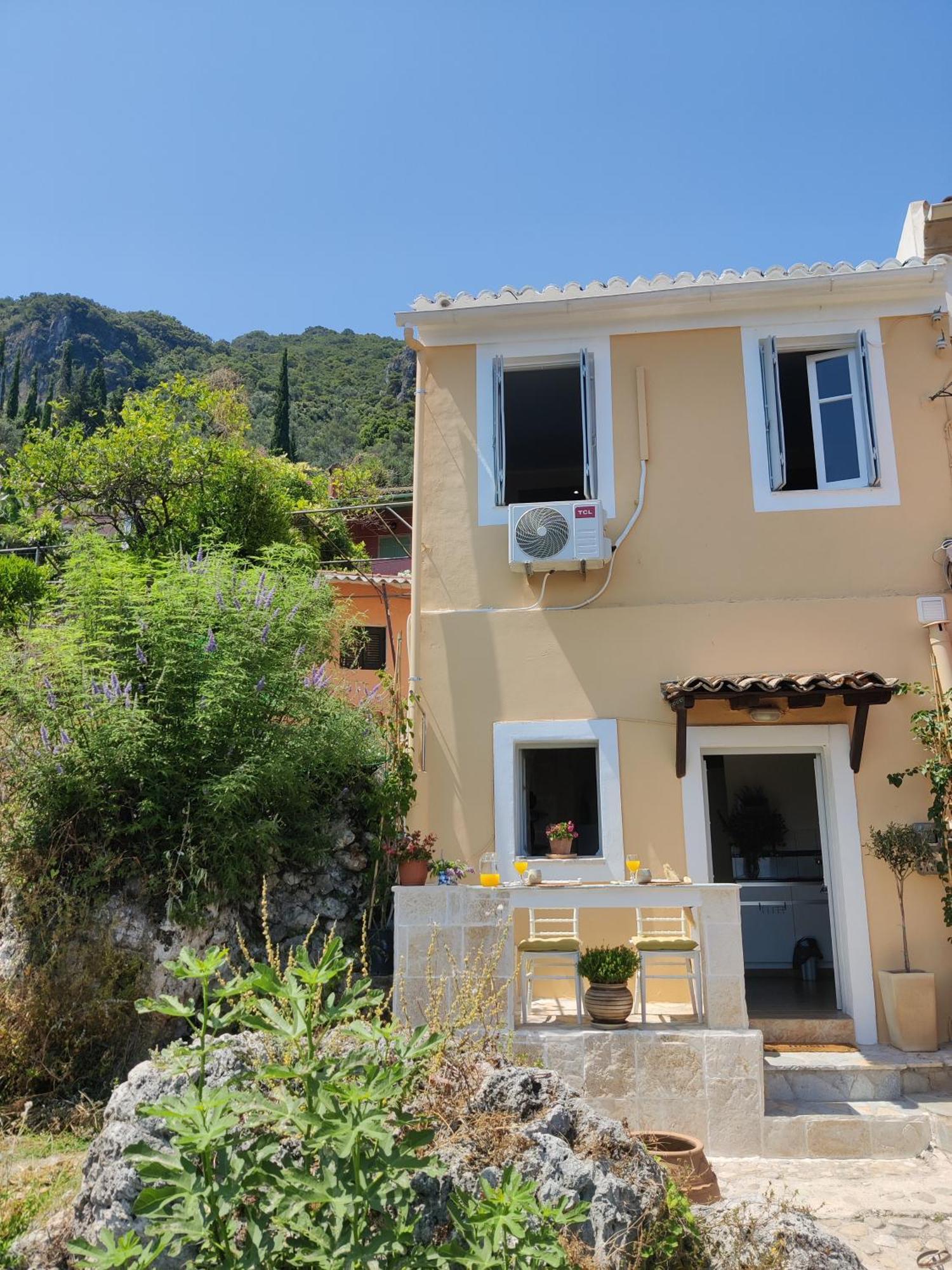 Corfu Sea View House - Live In Corfu Like A Local! Daire Ágios Márkos Dış mekan fotoğraf